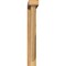 Ekena Millwork Traditional Block Rough Sawn Bracket w/ Offset Brace, Western Red Cedar, 4"W x 20"D x 28"H BKT0402X20X28TRA05RWR - alternate 3